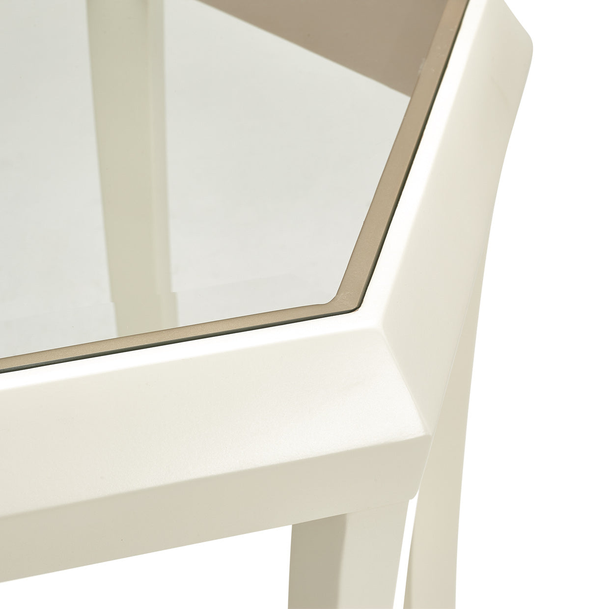 Aico Furniture - La Rachelle 3 Piece Occasional Table Set In Medium Champagne - 9034201-222-136