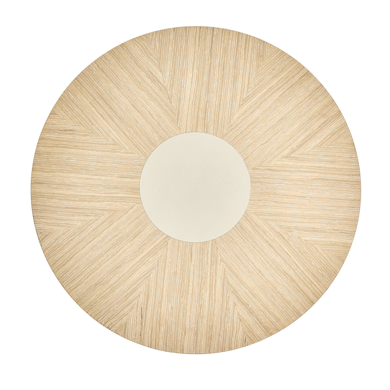 Aico Furniture - Laguna Round Chairside Table In Washed Oak - 9083222-129