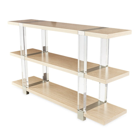 Aico Furniture - Laguna Console Table In Washed Oak - 9083223-129