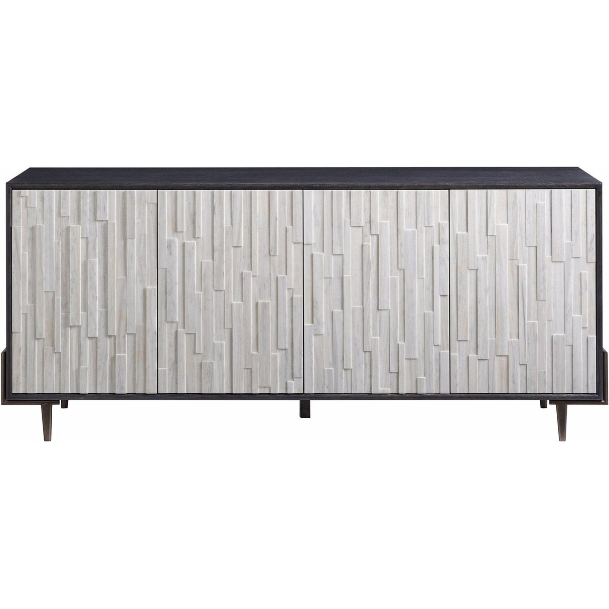 Oslo Entertainment Console Onyx Finish Modern Media Storage | Universal