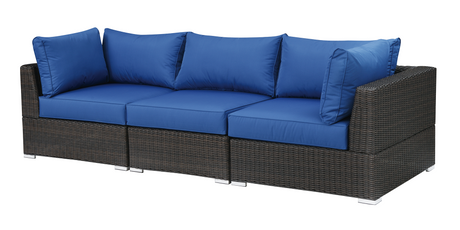 MODULAR SET - 3PC in Blue - Home Elegance USA