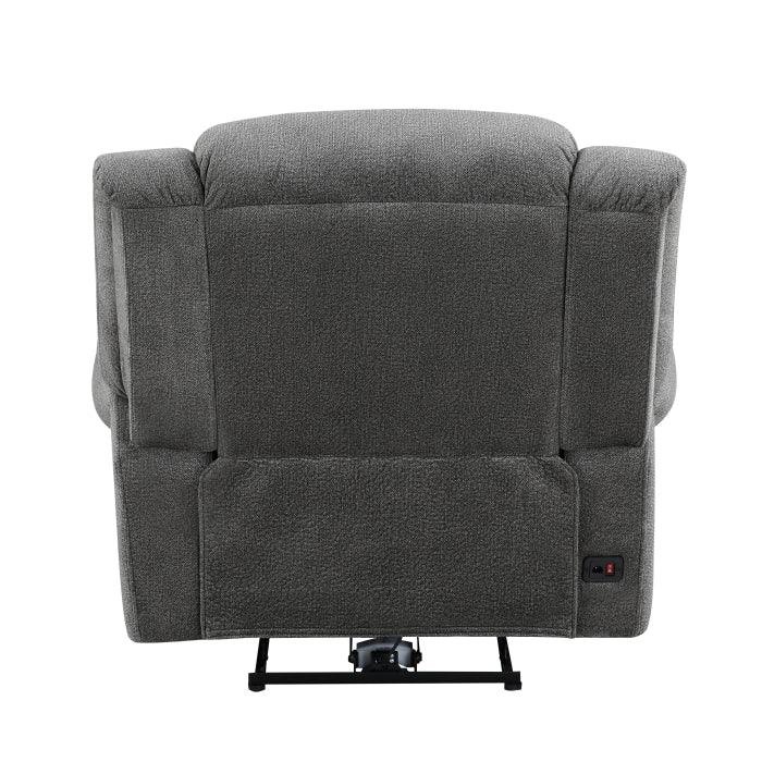 Brennen Power Reclining Chair In Charcoal 9204Cc - 1Pw | Homelegance | Home Elegance USA