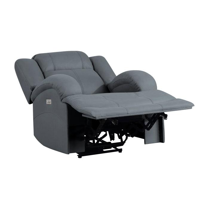 Camryn Power Reclining Chair In Graphite Blue 9207Gpb - 1Pw | Homelegance | Home Elegance USA