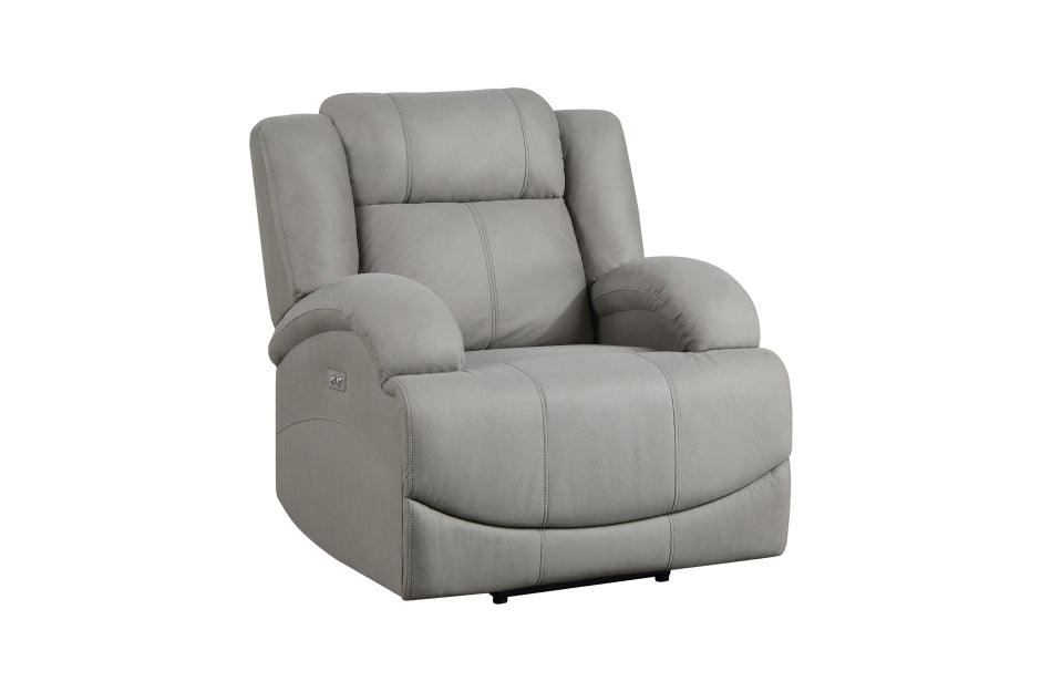 Camryn Power Reclining Chair In Gray 9207Gry - 1Pw | Homelegance | Home Elegance USA