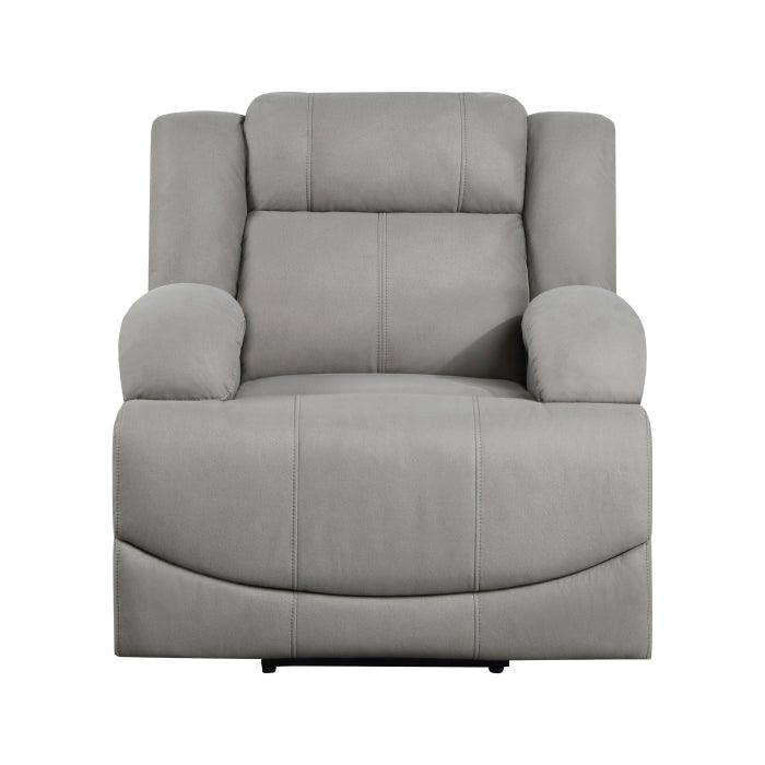 Camryn Power Reclining Chair In Gray 9207Gry - 1Pw | Homelegance | Home Elegance USA