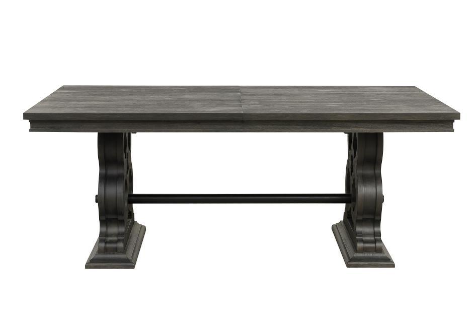 Arasina Dark Pewter 7 Piece Extendable Rectangular Dining Room Set 5559N - 96 - 7 | Homelegance | Home Elegance USA