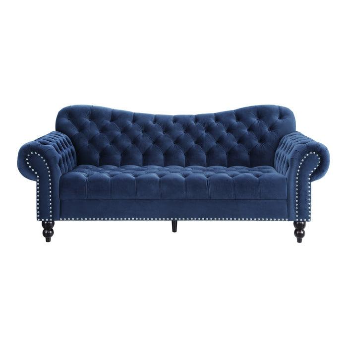 Homelegance - Rosalie Sofa In Navy Blue - 9330Bu-3