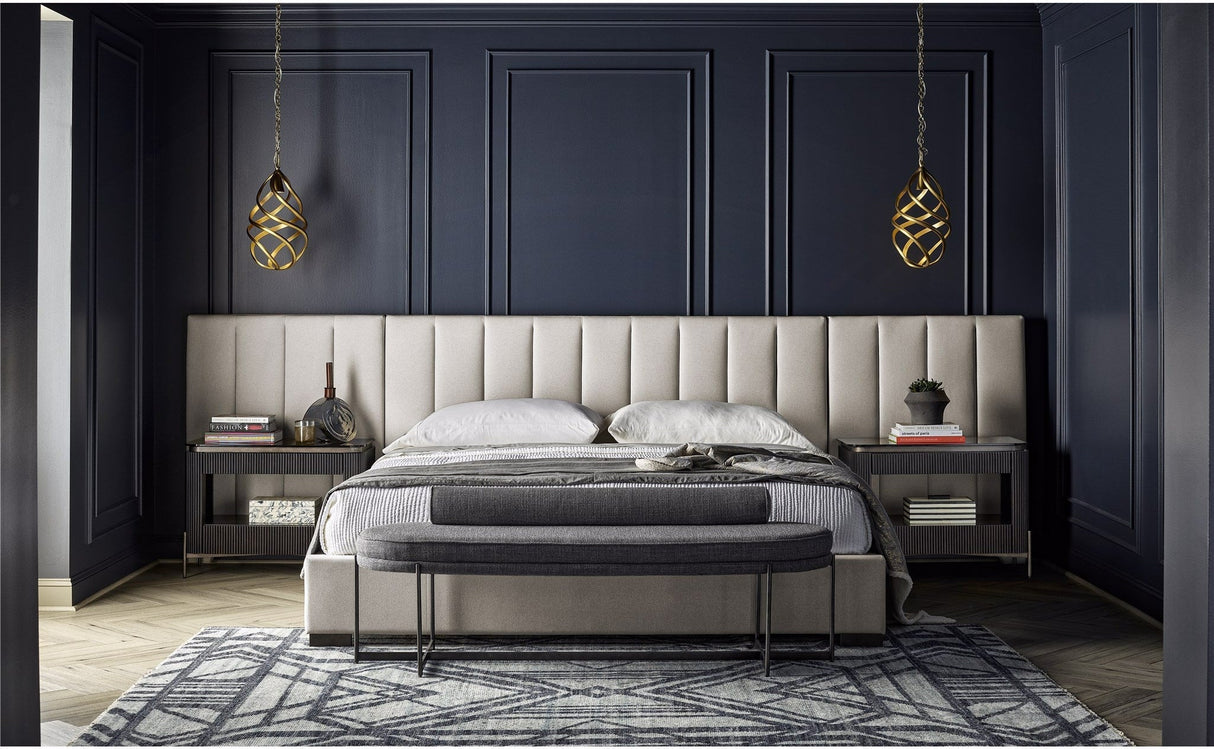 Nina Magon Bed With Wall Panels - King | Universal