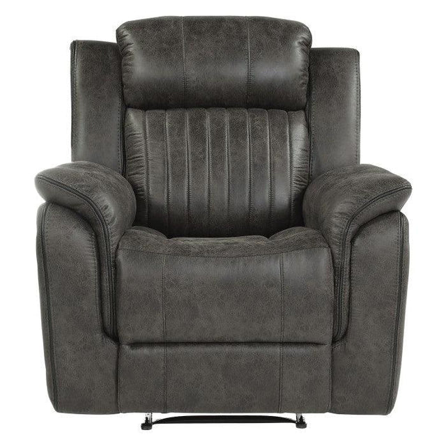 Homelegance - Centeroak Reclining Chair In Gray - 9479Brg-1