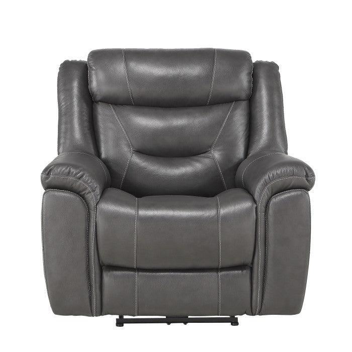 Homelegance - Kennett Power Reclining Chair With Power Headrest And Usb Port In Dark Gray - 9528Dgy-1Pwh