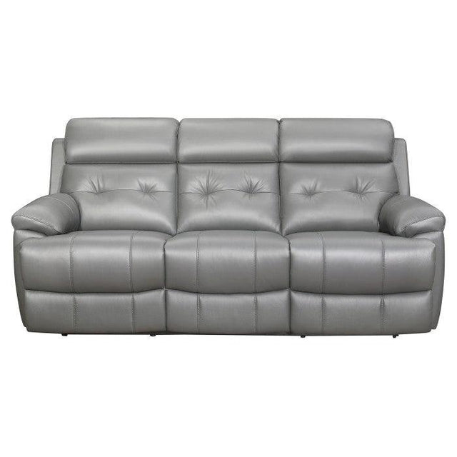 Homelegance - Lambent Double Reclining Sofa In Gray - 9529Gry-3