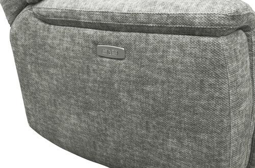 Homelegance - Hooper Power Reclining Chair With Power Headrest And Usb Port In Smoke Gray - 9531-1Pwh