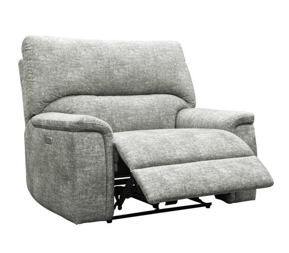 Homelegance - Hooper Power Reclining Chair With Power Headrest And Usb Port In Smoke Gray - 9531-1Pwh