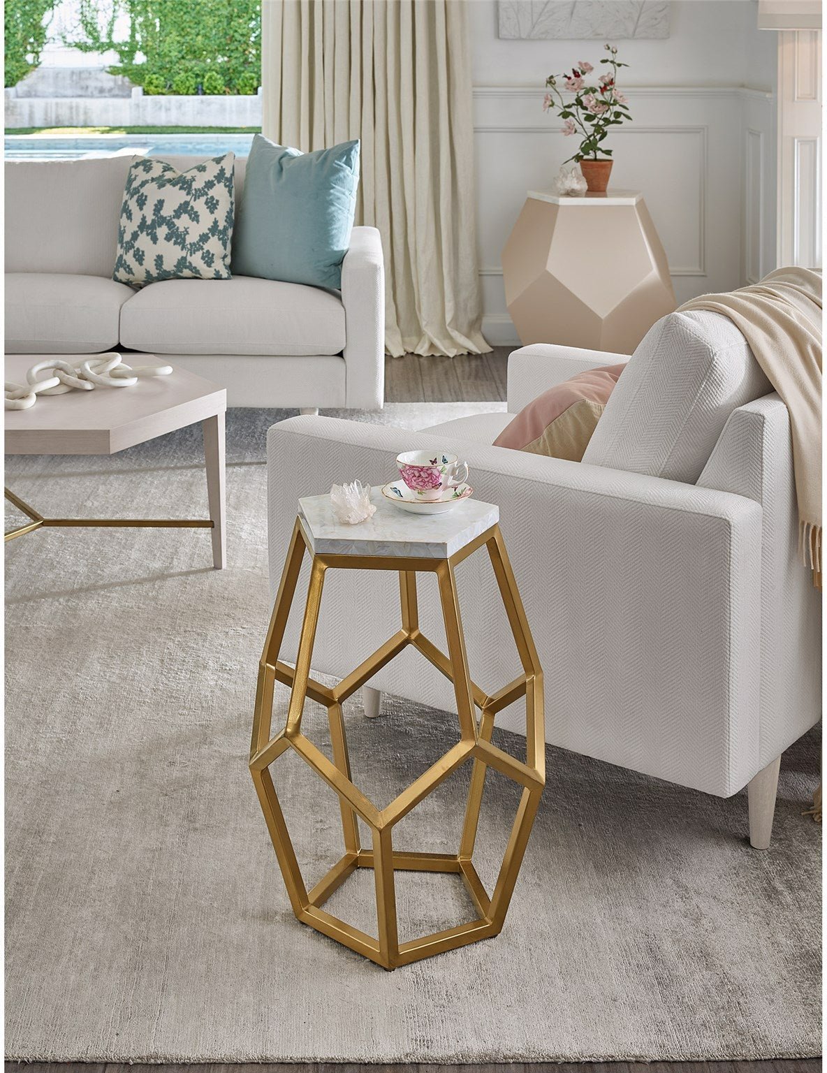 Love Joy Bliss Opaline Martini Table | Universal