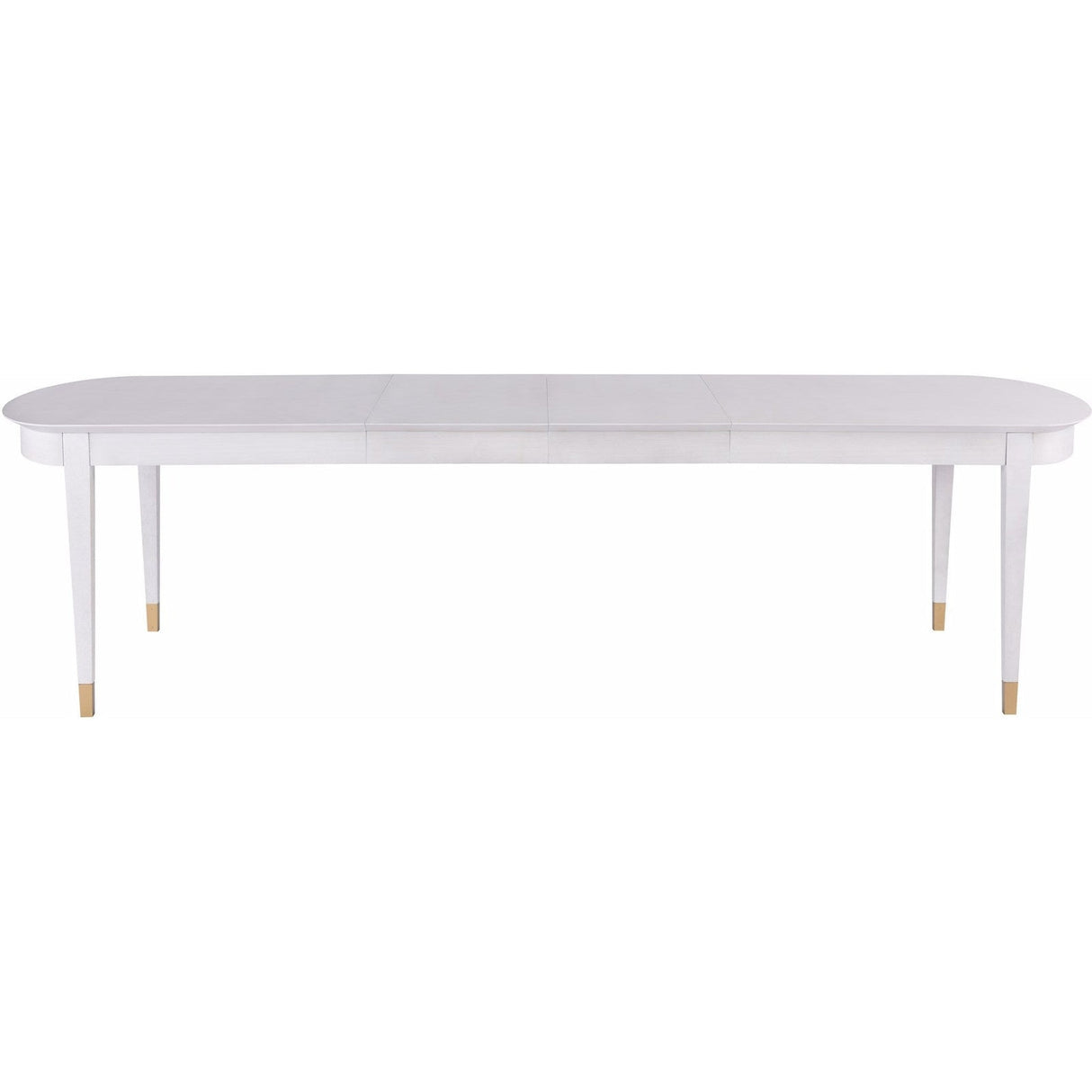Marion Rectangular Dining Table Alabaster with Gold Accents – Universal
