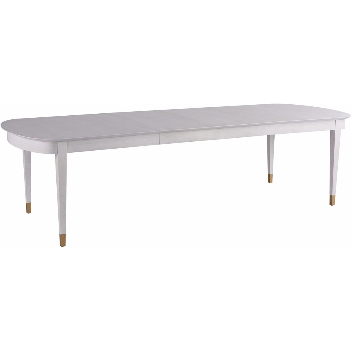Marion Rectangular Dining Table Alabaster with Gold Accents – Universal