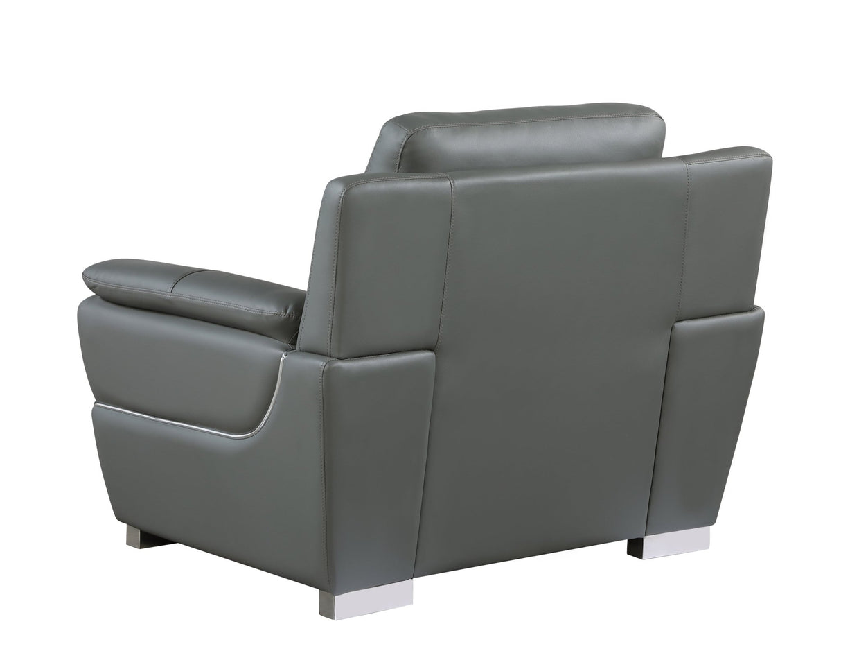Genuine Leather Chair - Home Elegance USA