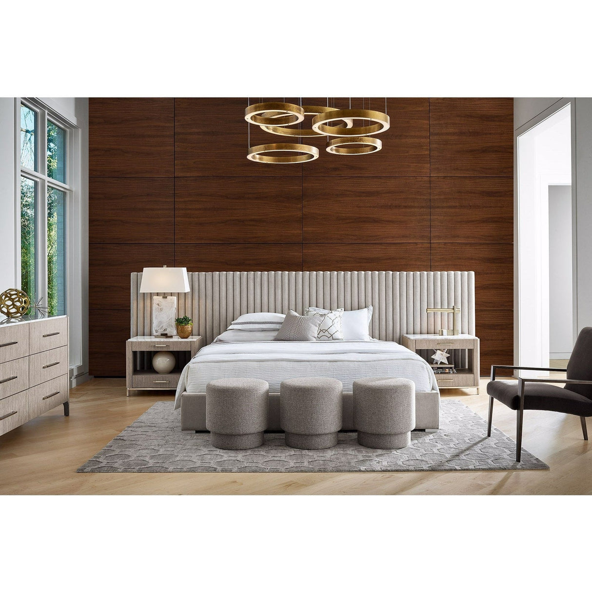 Modern Reyes Ottoman | Universal
