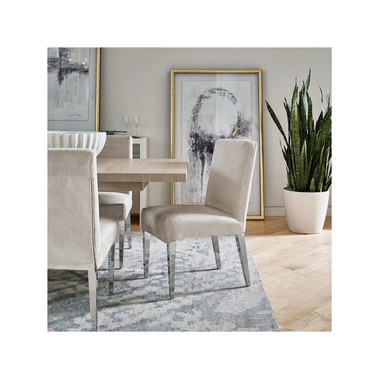 Modern Jett Slip Cover Side Chair - Set Of 2 | Universal