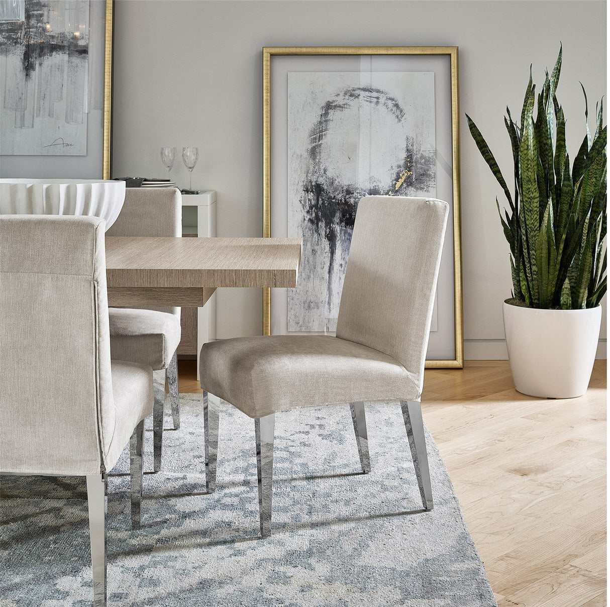 Modern Jett Slip Cover Side Chair | Universal