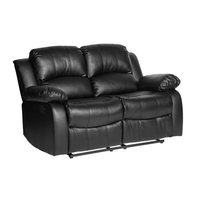 Homelegance - Granley Black 3 Piece Living Room Set - 9700Blk-3-2-1