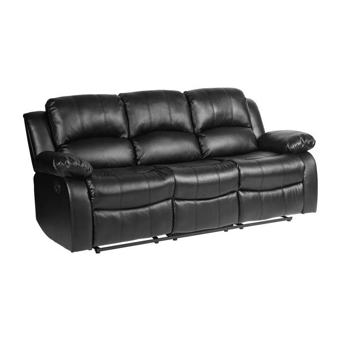 Homelegance - Granley Black 3 Piece Living Room Set - 9700Blk-3-2-1