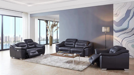 972 Modern Sofa And Loveseat In Dark Grey Color | ESF | Home Elegance USA
