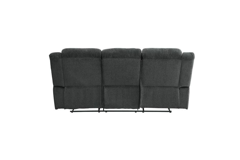 Homelegance - Nutmeg Charcoal Double Reclining Sofa - 9901Cc-3