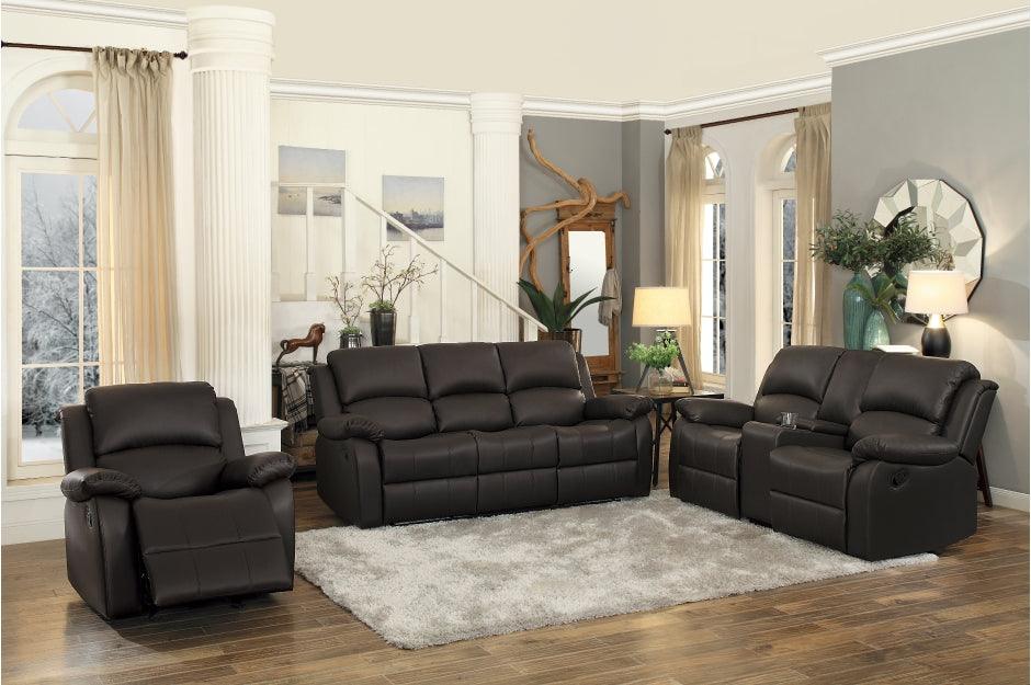 Homelegance - Clarkdale Dark Brown Glider Reclining Chair - 9928Dbr-1