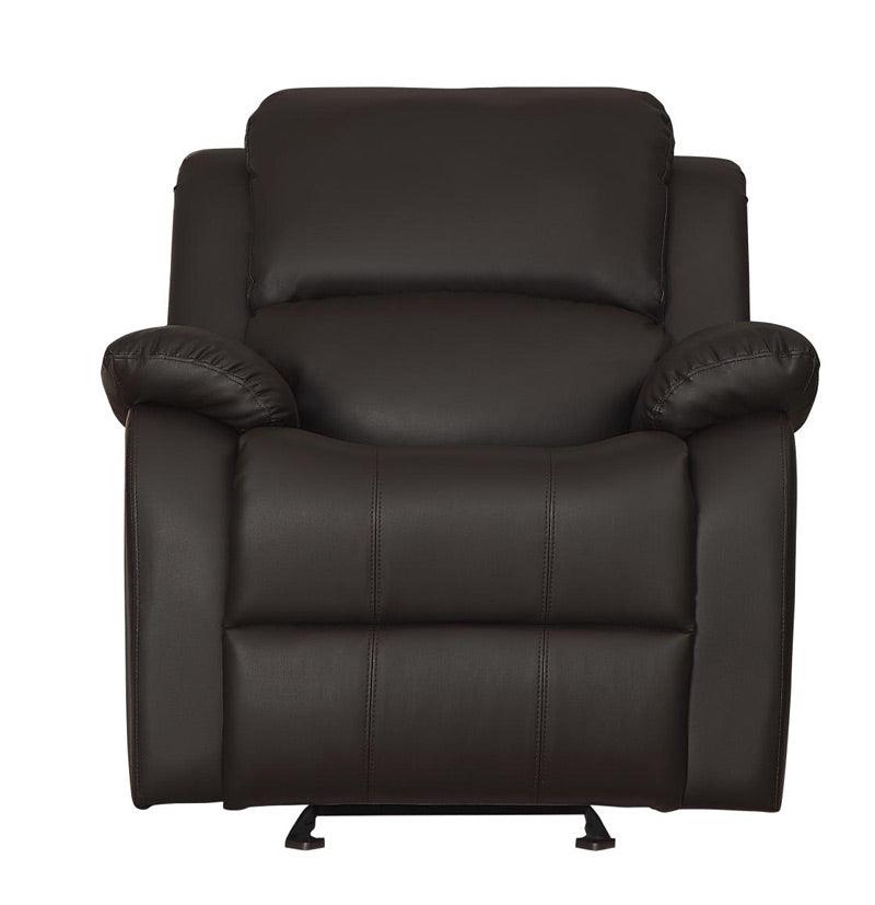 Homelegance - Clarkdale Dark Brown Glider Reclining Chair - 9928Dbr-1