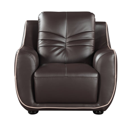 Genuine Leather Chair - Home Elegance USA