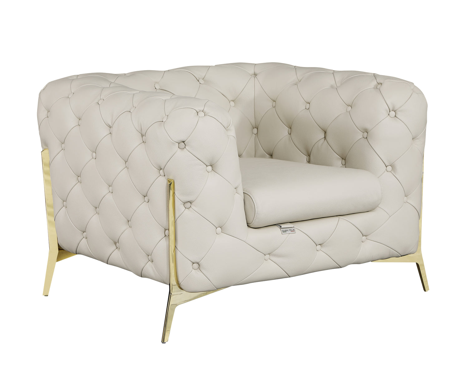 Global United 100% Top Grain Italian Leather chair - Home Elegance USA