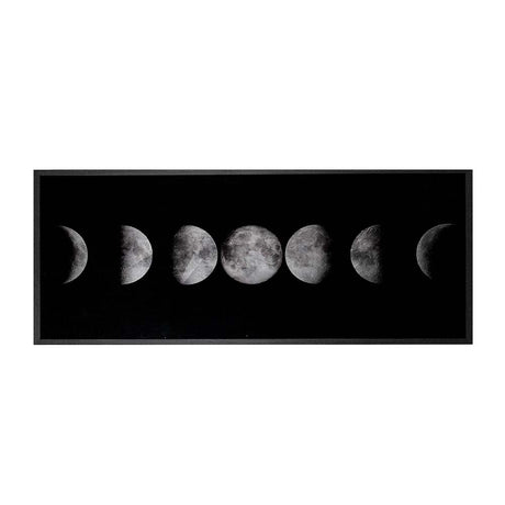 Moon Phases - 72" x 30" - Charcoal Frame - Home Elegance USA