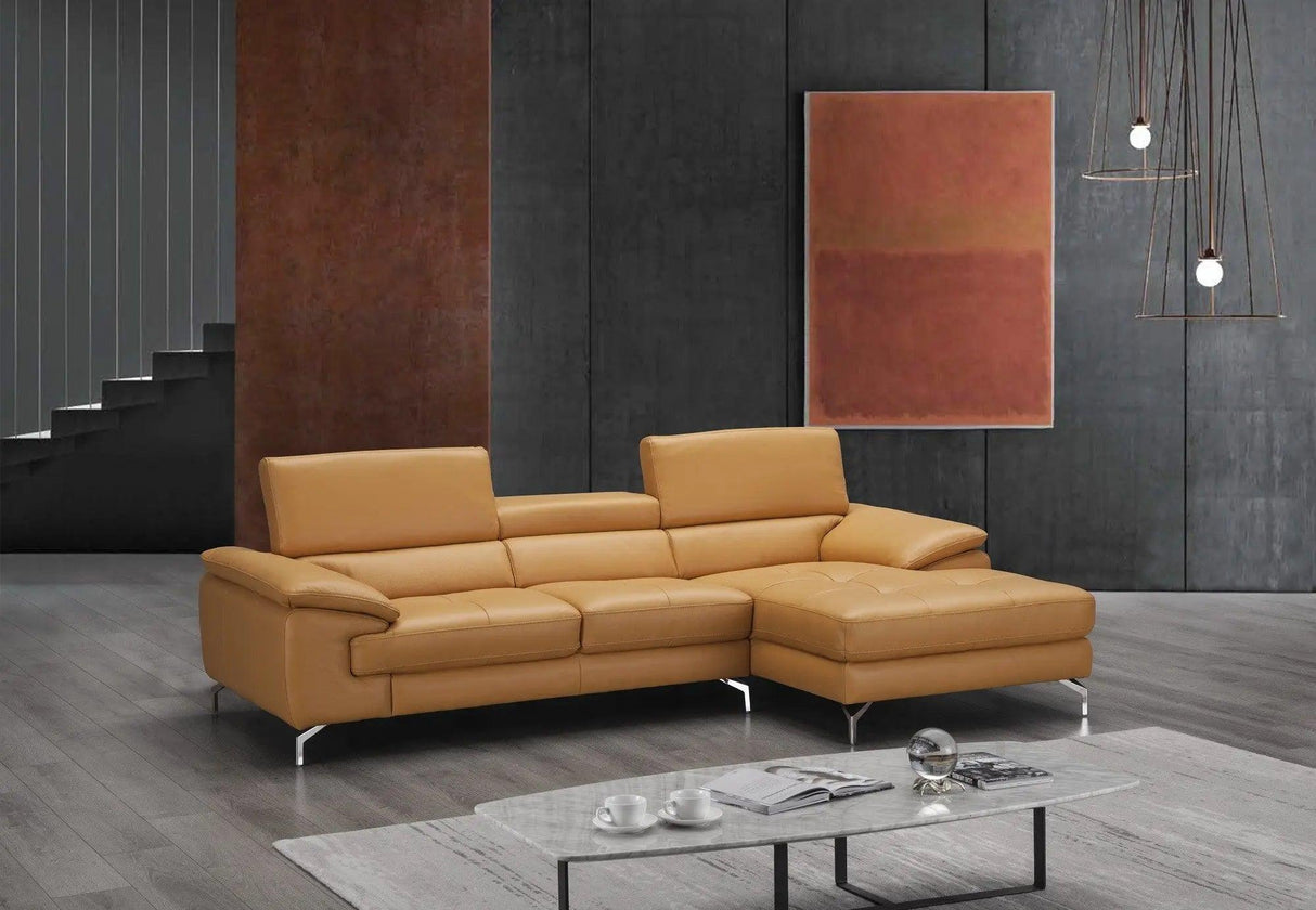 A973B Premium Leather Sectional | J&M | Home Elegance USA