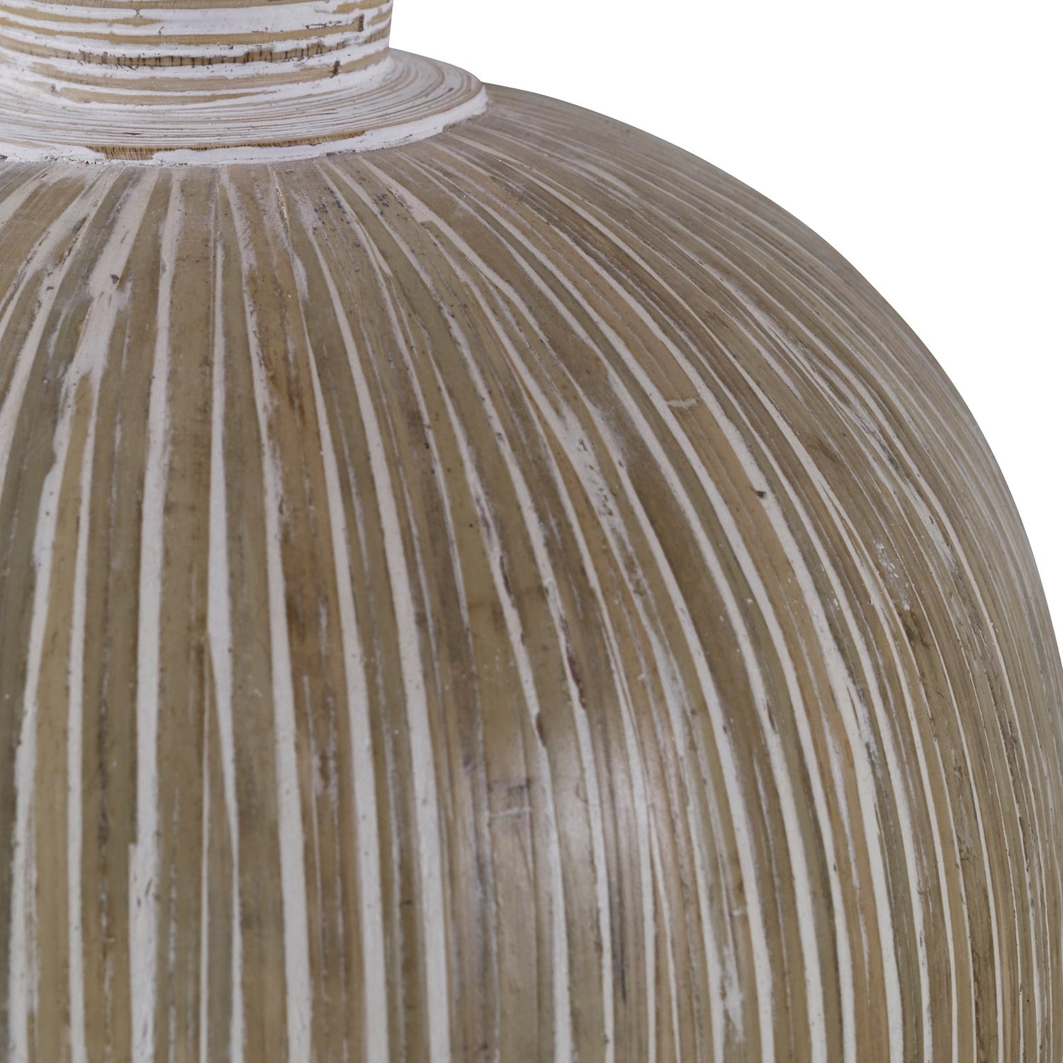 Uttermost Islander White Washed Vases - Set Of 2 - Home Elegance USA