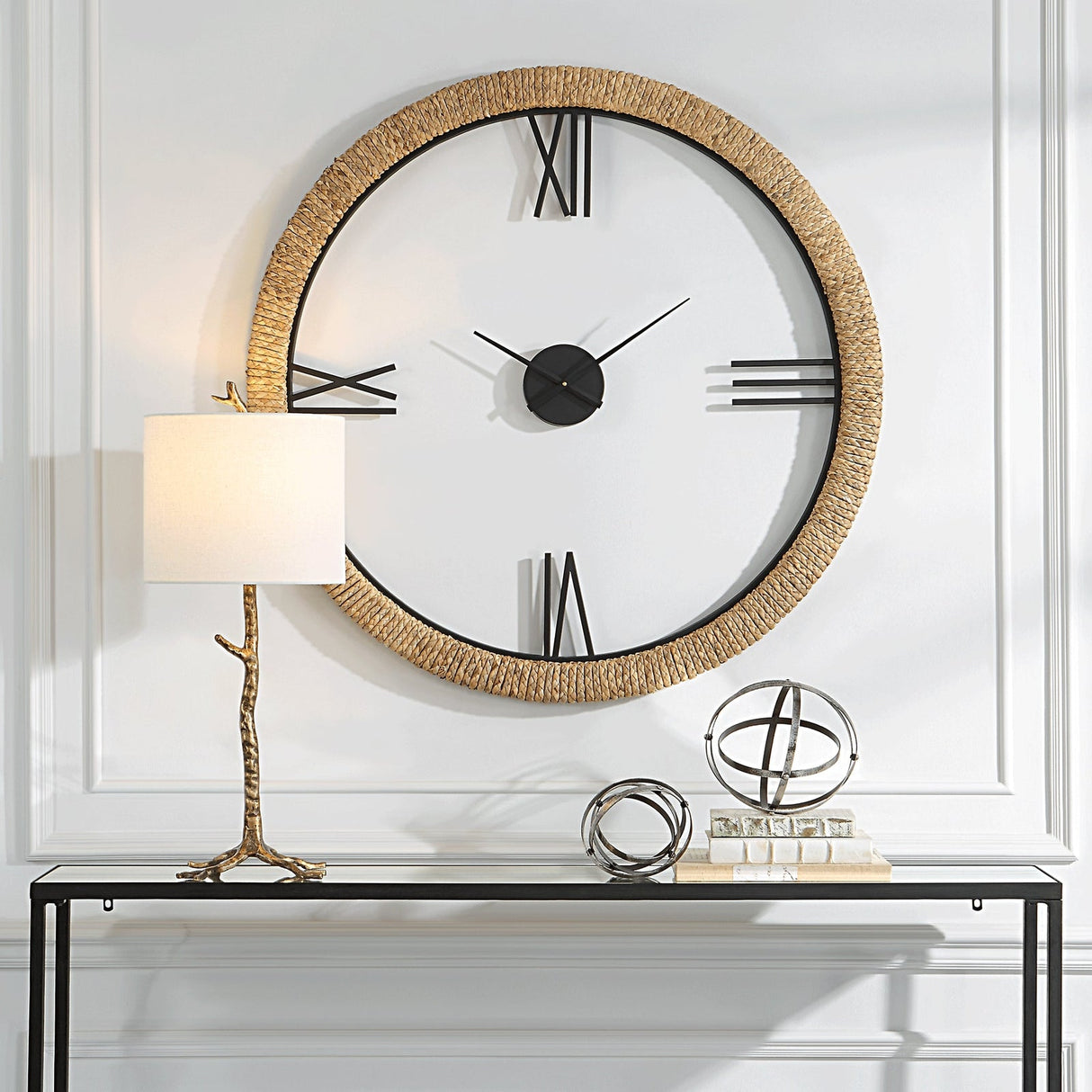 Uttermost Montecito Coastal Modern Wall Clock - Home Elegance USA
