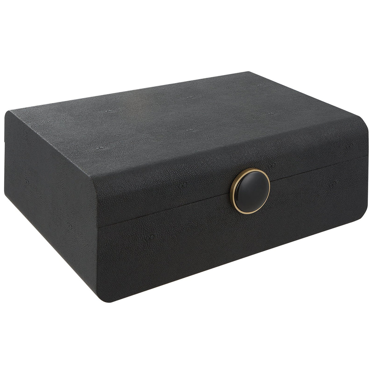 Uttermost Lalique Black Shagreen Box - Home Elegance USA