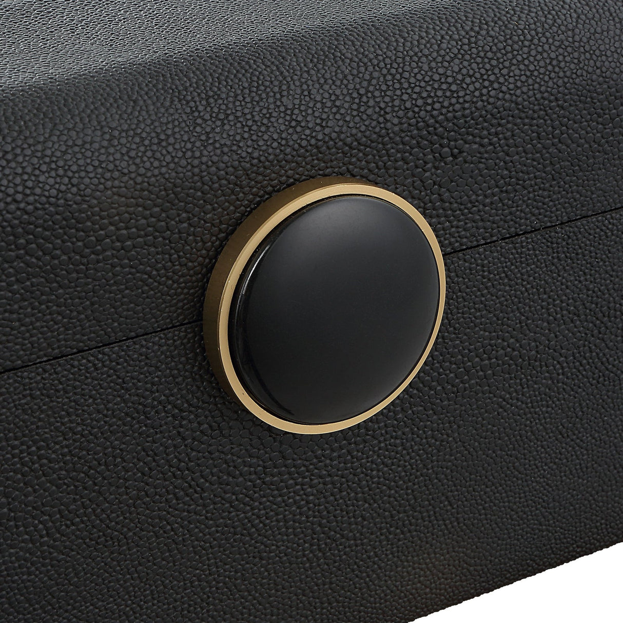 Uttermost Lalique Black Shagreen Box - Home Elegance USA