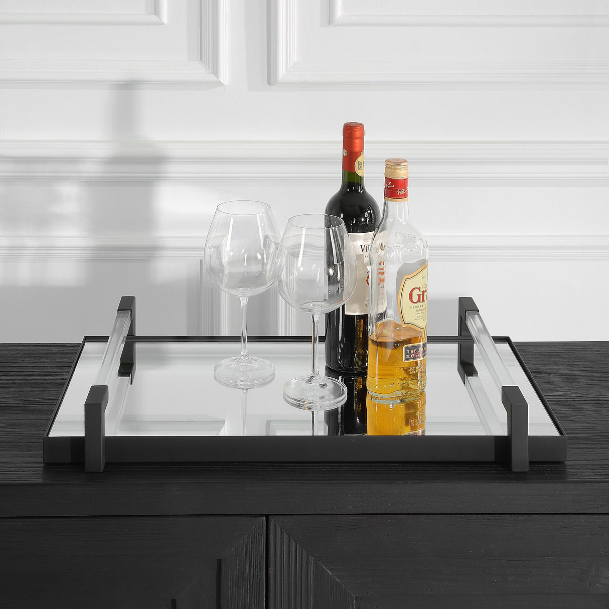Deki Mirrored Tray | Uttermost | Home Elegance USA