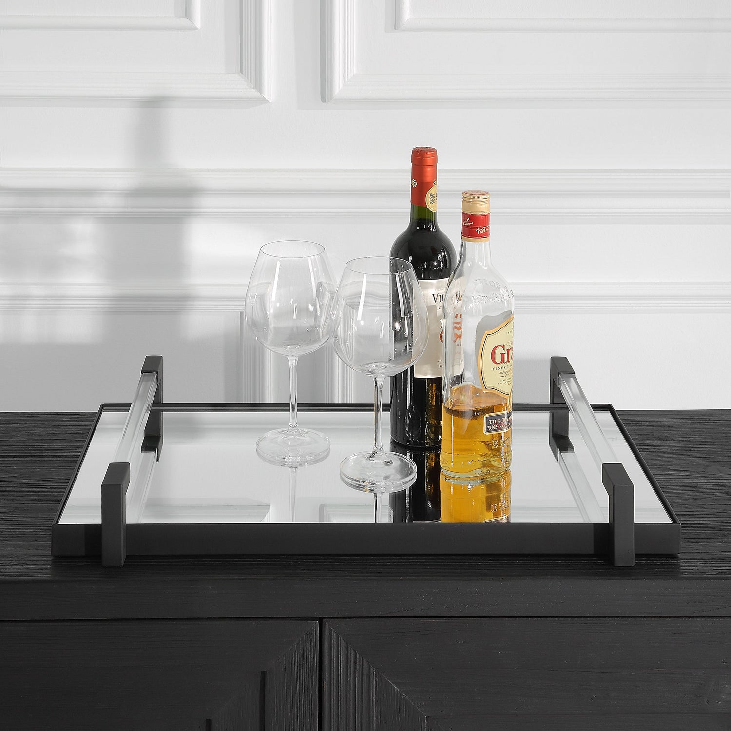 Deki Mirrored Tray | Uttermost | Home Elegance USA