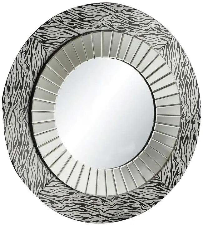 Amara Accent Wall Mirror 97225 Silver | Acme | Home Elegance USA