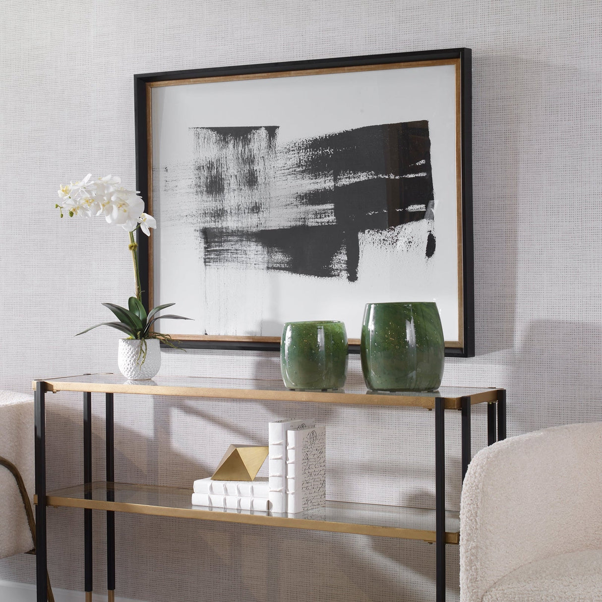 Uttermost Mystere Framed Contemporary Print - Home Elegance USA
