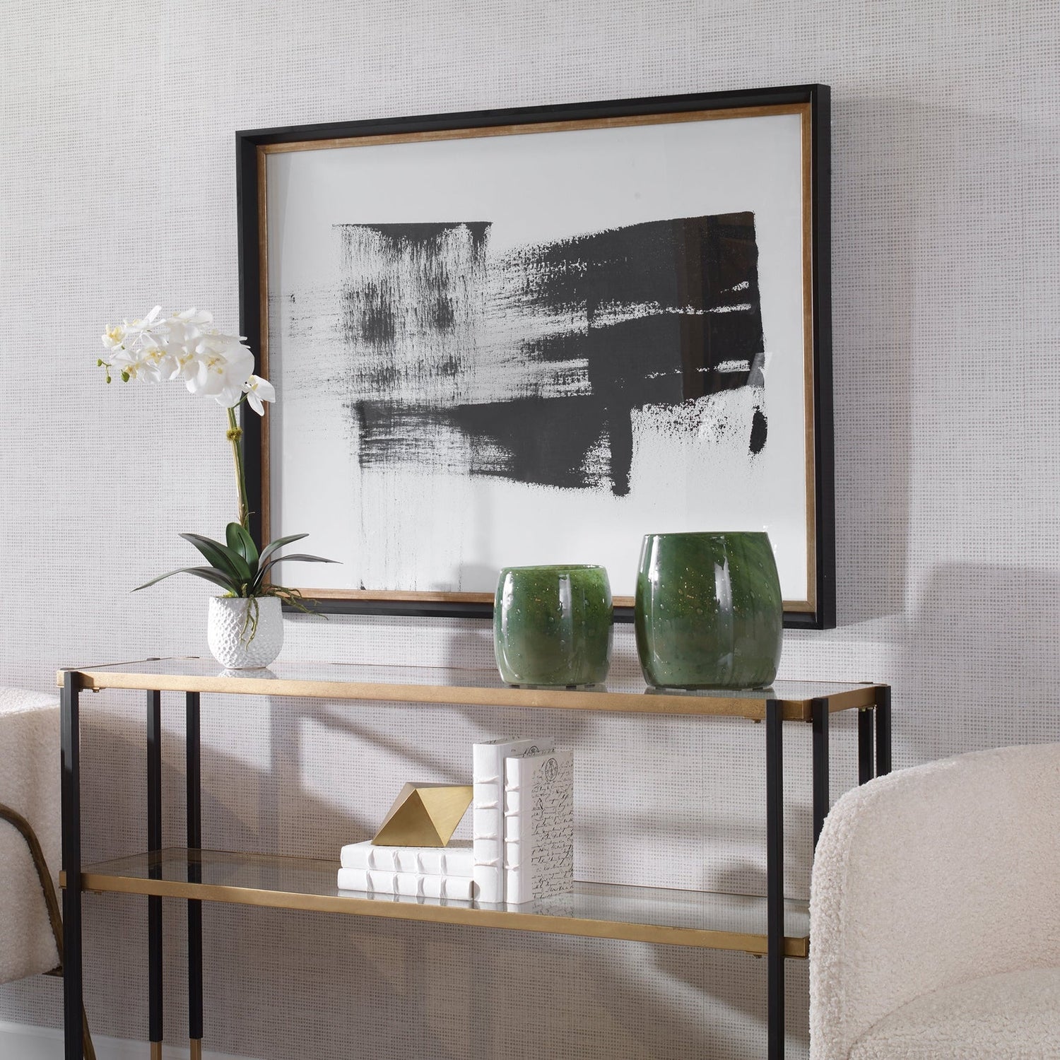 Uttermost Mystere Framed Contemporary Print - Home Elegance USA