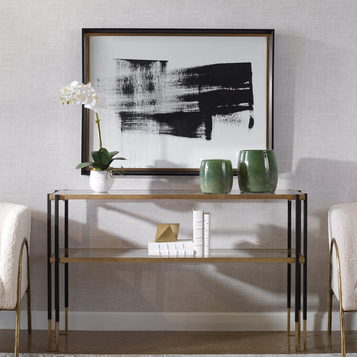 Uttermost Mystere Framed Contemporary Print - Home Elegance USA