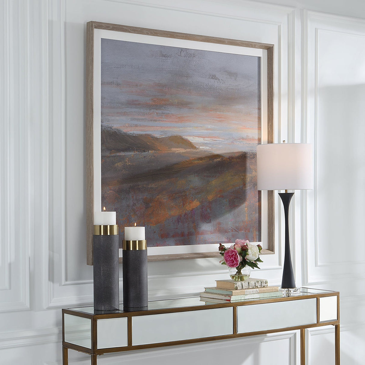 Dawn On The Hills Framed Print | Uttermost | Home Elegance USA