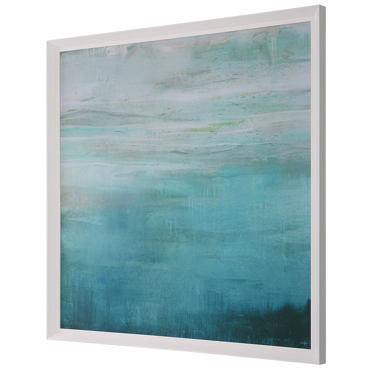 Cancun Teal Framed Print | Uttermost | Home Elegance USA