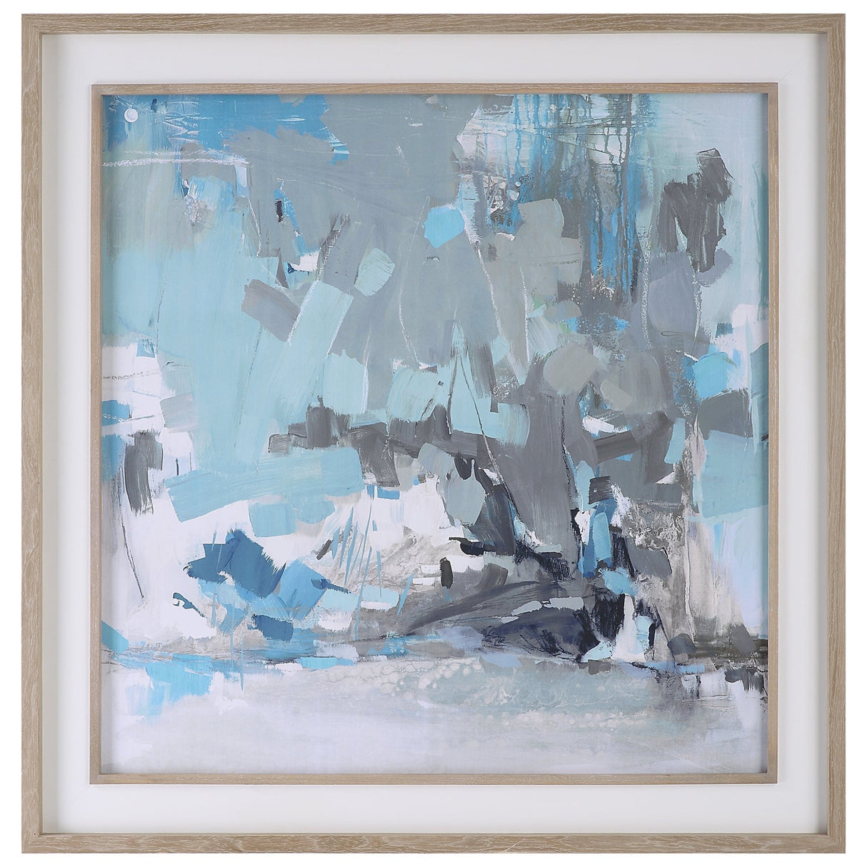 Uttermost Misty Moonlight Abstract Framed Print - Home Elegance USA