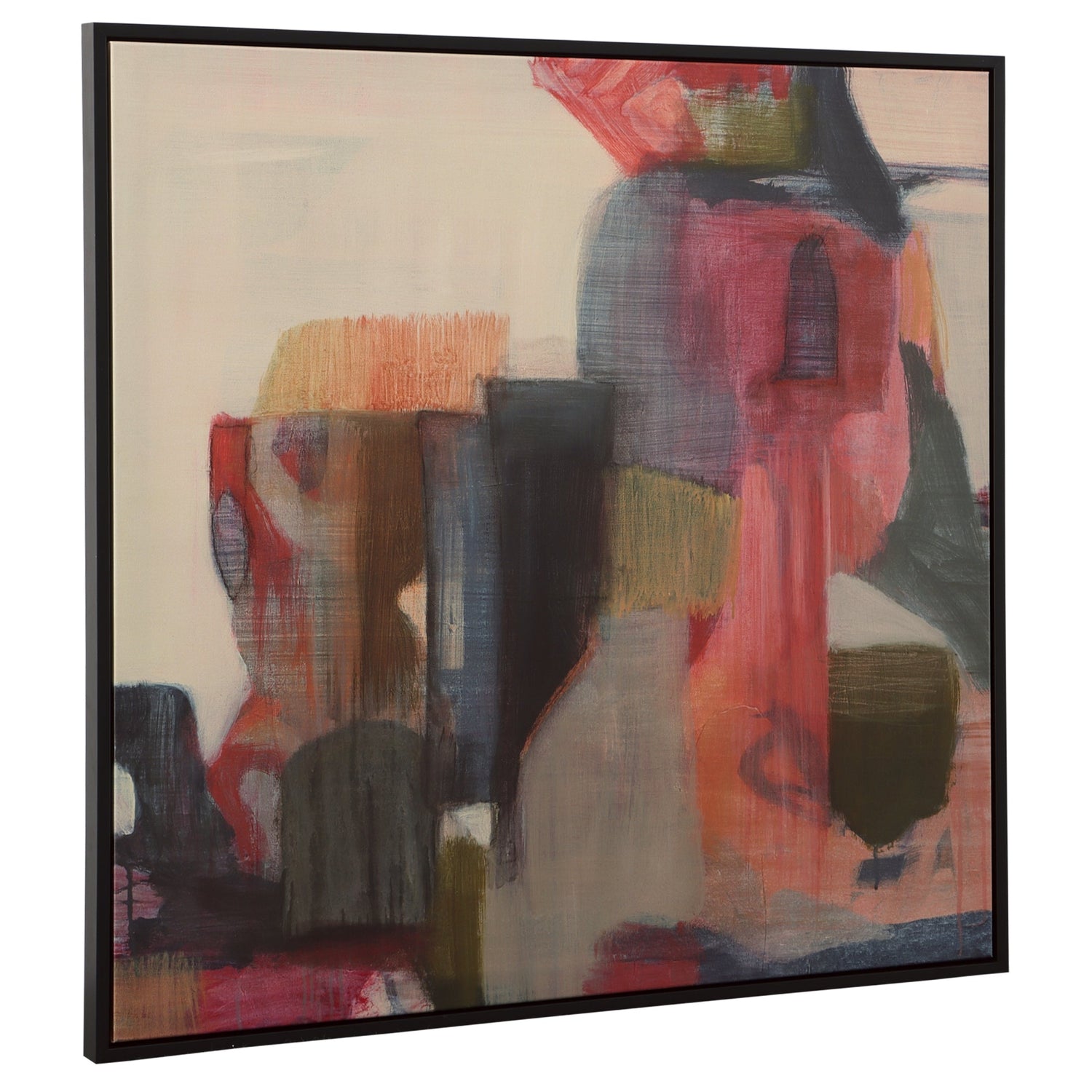 Uttermost Geranium And Ginger Abstract Art - Home Elegance USA