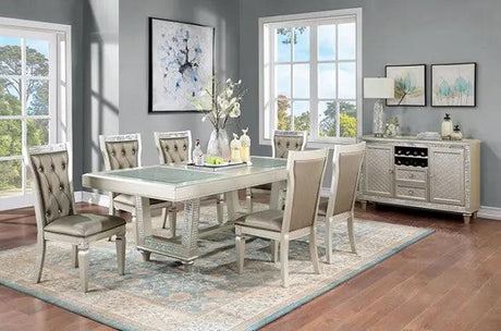 Adelina Rectangular Dining Room Set by Furniture of America | Home Elegance USA