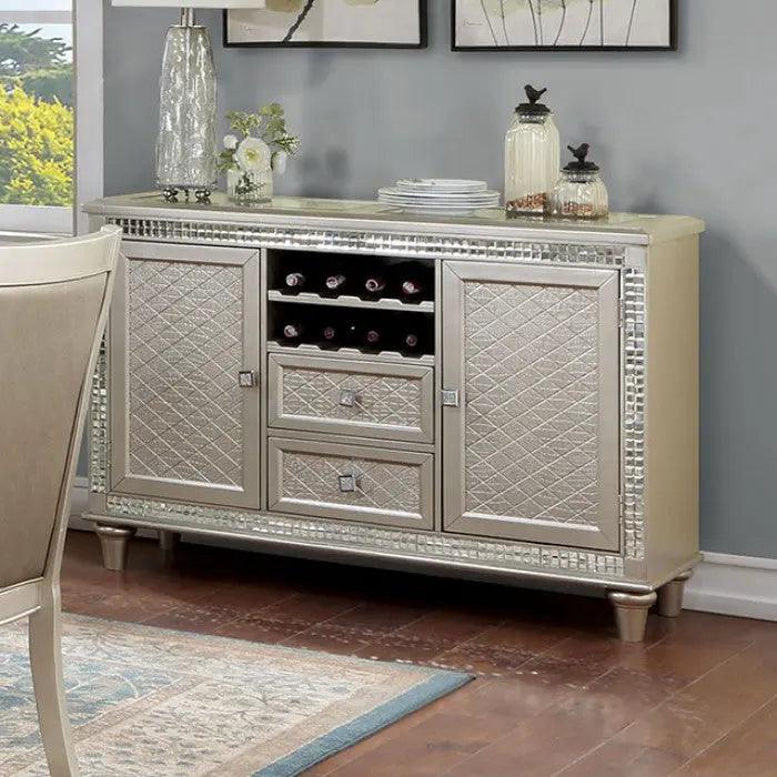 Adelina Round Dining Room Set by Furniture of America | Home Elegance USA